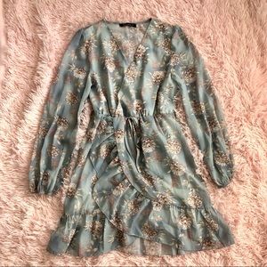 LS Flowy Floral Dress